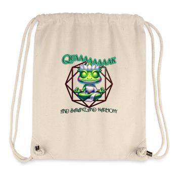 Zen Frog - Find Balance and Harmony - Stanley/Stella recycelter Gym Bag - Naturweiß - Vorne