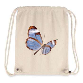 Glasflügler Schmetterling Transparent Design - Stanley/Stella recycelter Gym Bag - Naturweiß - Vorne