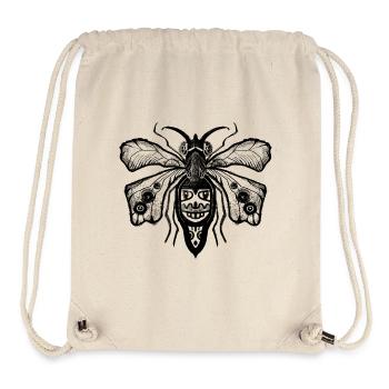 Dunkle Fliege - Stanley/Stella recycelter Gym Bag - Naturweiß - Vorne