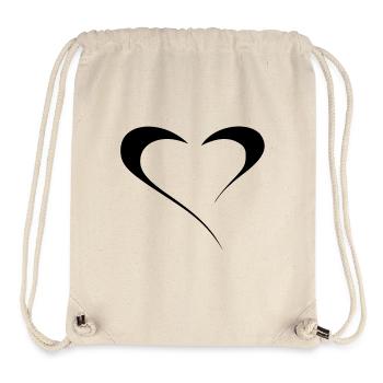 Heartily Shared - Stanley/Stella Recycled Gym Bag - natural - Front