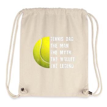 Tennis Dad The Man The Myth The Wallet Father's - Stanley/Stella Recycled Gym Bag - natural - Front