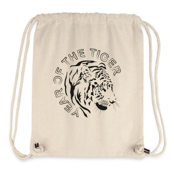 Année chinoise du Tigre - Sac à cordon recyclé Stanley/Stella - blanc naturel - Devant