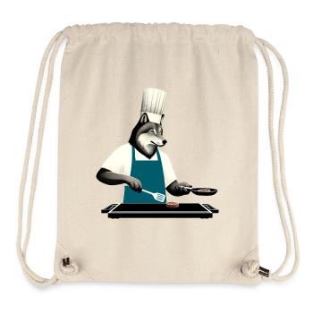 Grillmeister Wolf - Stanley/Stella recycelter Gym Bag - Naturweiß - Vorne