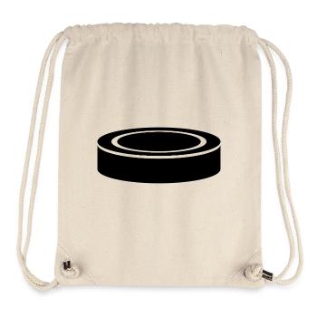 Hockey Puck - Stanley/Stella Recycled Gym Bag - natural - Front
