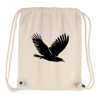 Vogel im Flug - Stanley/Stella recycelter Gym Bag - Naturweiß - Vorne