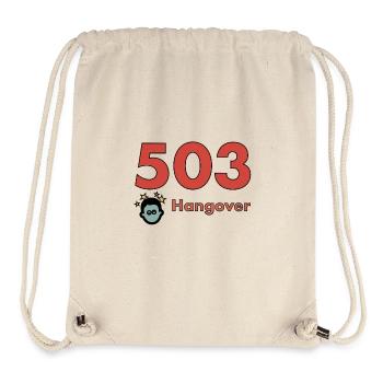 503 Hangover T-Shirt - Perfekt für den Webdesigner. - Stanley/Stella recycelter Gym Bag - Naturweiß - Vorne