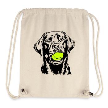 Labrador Ball Balljunkie Labbi Dogs Wilsigns - Stanley/Stella Recycled Gym Bag - natural - Front