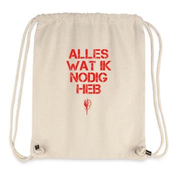 presentje wat ik nodig tanzen schleifen achterschl - Stanley/Stella recycelter Gym Bag - Naturweiß - Vorne