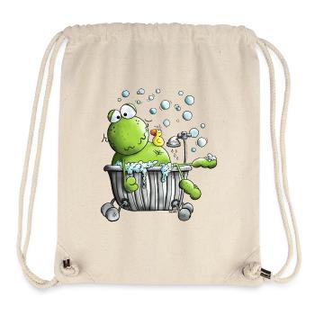 Wellness Frosch - Stanley/Stella recycelter Gym Bag - Naturweiß - Vorne
