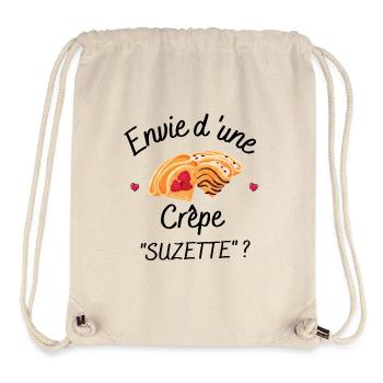 crepe, craving a pancake suzette. - Stanley/Stella Recycled Gym Bag - natural - Front