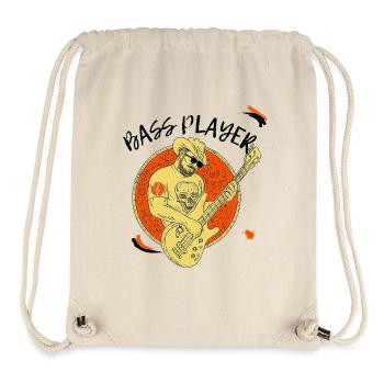 Guitare Skull Rock Vintage - Sac à cordon recyclé Stanley/Stella - blanc naturel - Devant