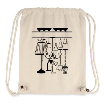 Logo für Haus oder Stimmungsbeleuchtung Shop - Stanley/Stella recycelter Gym Bag - Naturweiß - Vorne