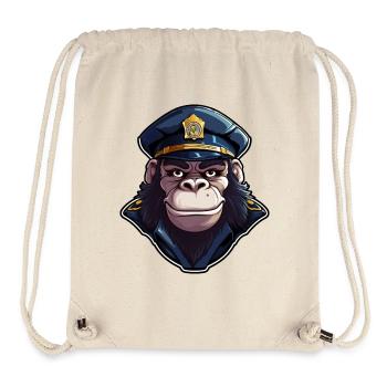 Monkey Police - Stanley/Stella Recycled Gym Bag - natural - Front