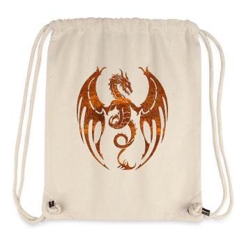 Fantasy Dragon Anime Dragon Head Mythical reptile - Stanley/Stella Recycled Gym Bag - natural - Front