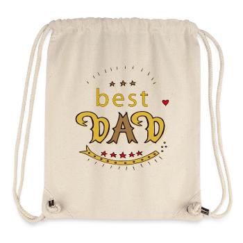 best dad - Stanley/Stella recycelter Gym Bag - Naturweiß - Vorne
