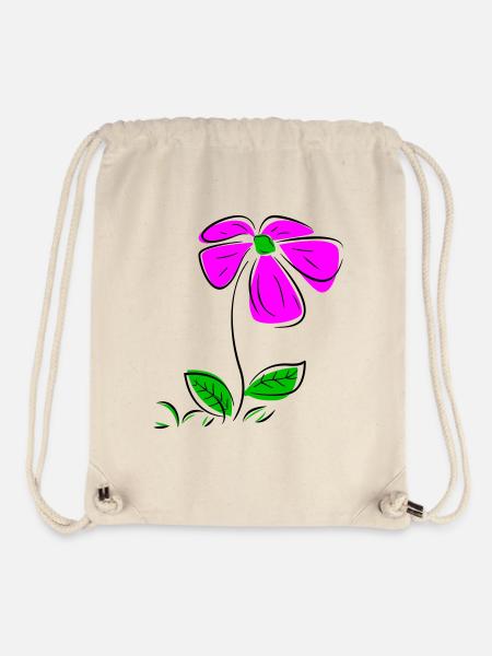 Blume - Stanley/Stella recycelter Gym Bag - Naturweiß