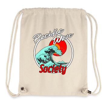 Pacific Wave Society - Stanley/Stella Recycled Gym Bag - natural - Front