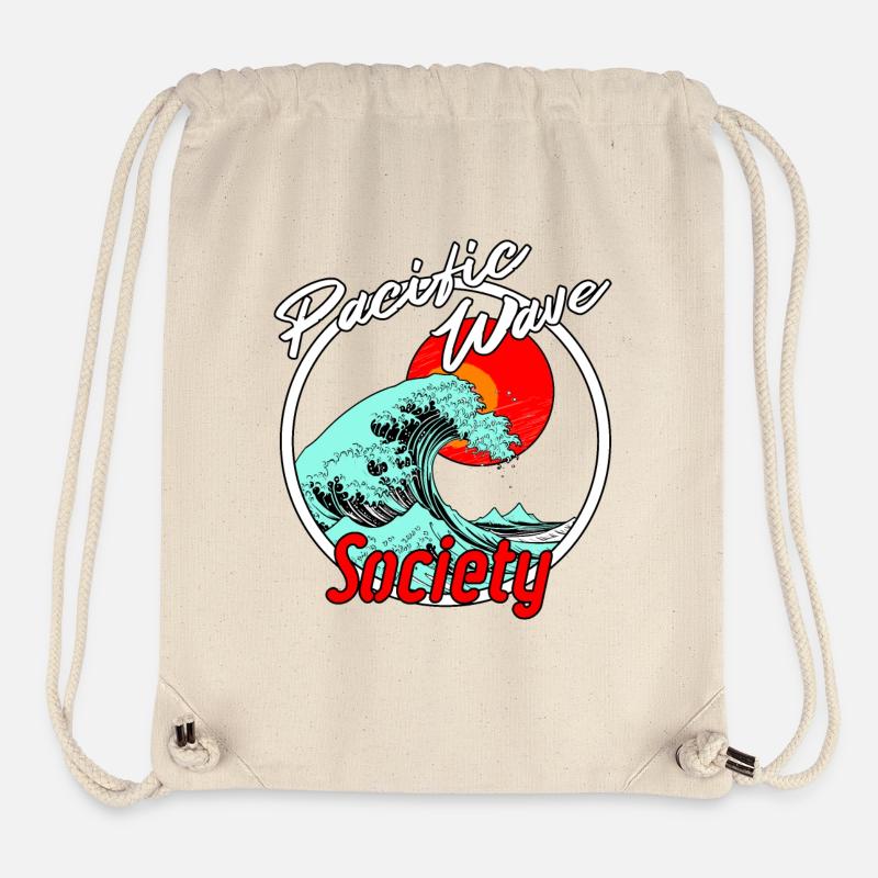 Pacific Wave Society - Stanley/Stella Recycled Gym Bag - natural