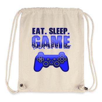 Gamer Game Play Online Computer Gaming Arcade Neon - Stanley/Stella Recycled Gym Bag - natural - Front