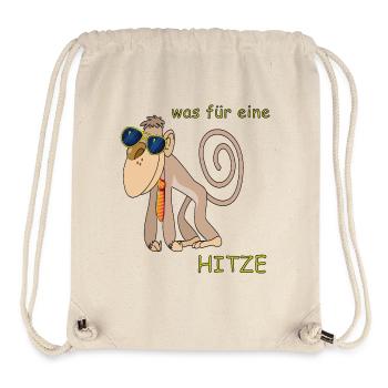 Une chaleur épouvantable - Sac à cordon recyclé Stanley/Stella - blanc naturel - Devant