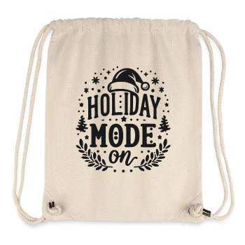 Holiday Mode On - Stanley/Stella Recycled Gym Bag - natural - Front