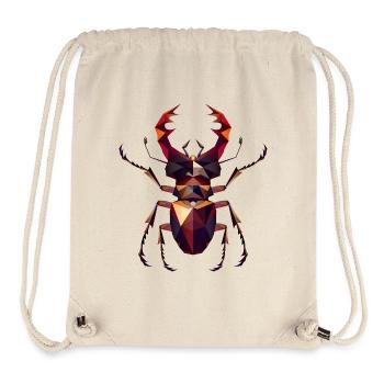 beeindruckender Hirschkäfer im modernen Stil - Stanley/Stella recycelter Gym Bag - Naturweiß - Vorne