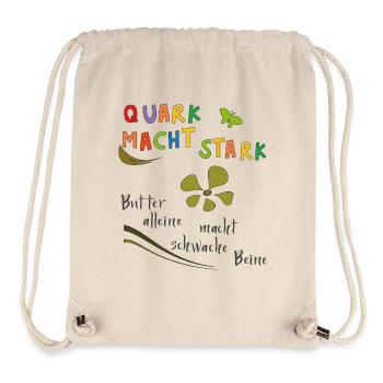 Quark vous rend fort - Sac à cordon recyclé Stanley/Stella - blanc naturel - Devant