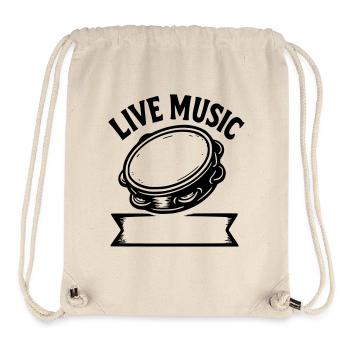 Live Music - Stanley/Stella Recycled Gym Bag - natural - Front