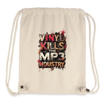 vinyl_love_013 - Stanley/Stella Recycled Gym Bag - natural - Front