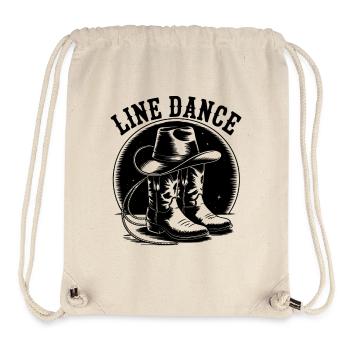Danse en ligne Enfants Cowboy - Sac à cordon recyclé Stanley/Stella - blanc naturel - Devant