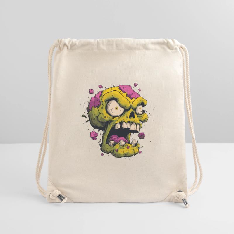 Exploding Skull – Comic Horror Motif Stanley/Stella Recycled Gym Bag