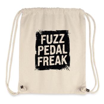 Fuzz Pedal Freak – Déclaration sonore de guitare - Sac à cordon recyclé Stanley/Stella - blanc naturel - Devant