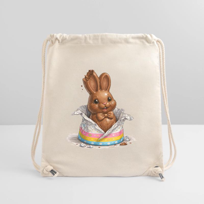 Chocolate bunny in Easter egg Stanley/Stella Recycled Gym Bag