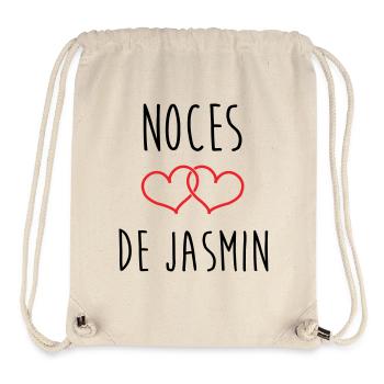 Hochzeitstag – Jasmine-Hochzeit (66 Jahre) - Stanley/Stella recycelter Gym Bag - Naturweiß - Vorne
