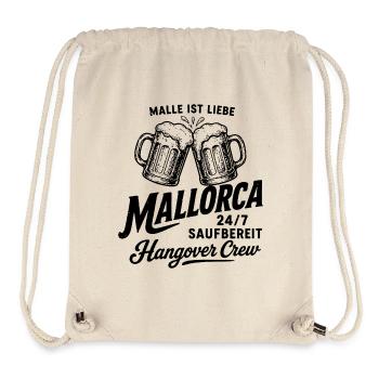 Malle ist Liebe - Mallorca 24/7 Saufbereit - Stanley/Stella recycelter Gym Bag - Naturweiß - Vorne