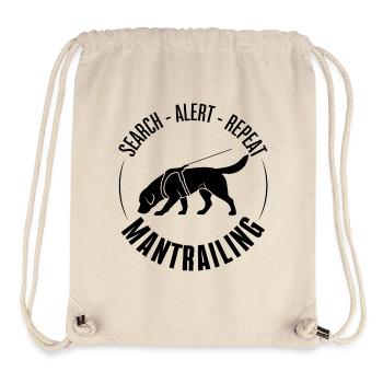 Labrador Mantrailing Dog Sports Dogs Labbi - Stanley/Stella Recycled Gym Bag - natural - Front