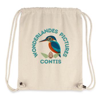 Copie_de_Sans_titre_copie - Stanley/Stella recycelter Gym Bag - Naturweiß - Vorne