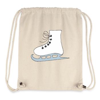 schlittschuhe - Stanley/Stella recycelter Gym Bag - Naturweiß - Vorne