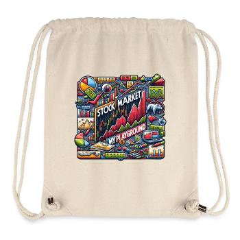 Trading my passion cool trading design - Stanley/Stella Recycled Gym Bag - natural - Front