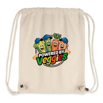 Sain, végétalien, végétarien, bien-être animal - Sac à cordon recyclé Stanley/Stella - blanc naturel - Devant