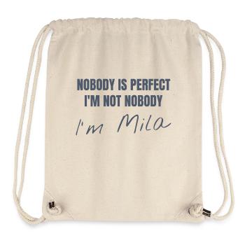 Mila - Stanley/Stella recycelter Gym Bag - Naturweiß - Vorne