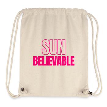 SUNbelievable - Unbelievable! - Stanley/Stella Recycled Gym Bag - natural - Front