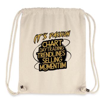 Trading my passion cool trading design - Stanley/Stella Recycled Gym Bag - natural - Front