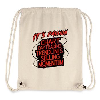 Trading my passion cool trading design - Stanley/Stella Recycled Gym Bag - natural - Front