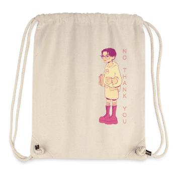 HappyAF - Stanley/Stella recycelter Gym Bag - Naturweiß - Vorne