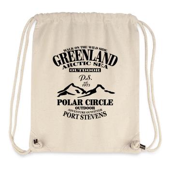 Greenland - Grönland - Stanley/Stella recycelter Gym Bag - Naturweiß - Vorne