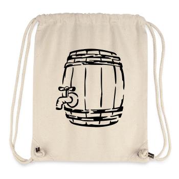 bière - Sac à cordon recyclé Stanley/Stella - blanc naturel - Devant