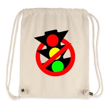 Ampel abschalten - Stanley/Stella recycelter Gym Bag - Naturweiß - Vorne
