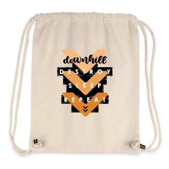 Downhill - Stanley/Stella Recycled Gym Bag - natural - Front