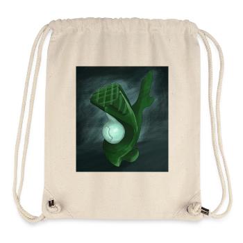 Abstrakte Skulptur - Stanley/Stella recycelter Gym Bag - Naturweiß - Vorne
